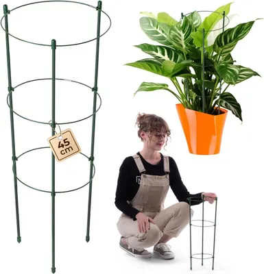 Produktbild von KADAX Pflanzenstütze aus Metall, 45 cm
