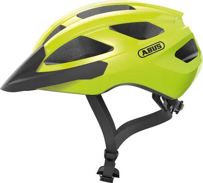 Zdjęcie produktu dla Kask szosowy ABUS Macator - sportowy kask rowerowy dla początkujących - również dla osób noszących warkocze - dla mężczyzn i kobiet - żółty, rozmiar M (52-58 cm)