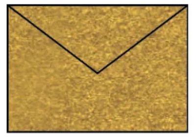 Zdjęcie produktu dla Koperty Paperado C6 Gold 5 opakowanie 10 sztuk