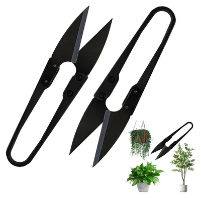 Produktbild von 2 Stück Mini Federschere,Bonsai Schere Pflanzenschere Kleine Gartenschere Ernte Zimmerpflanzen Zubehör,Trimm Schere,Weed schere zum Basteln,Fadenschere Stitch FrühjahrStitch Cutter