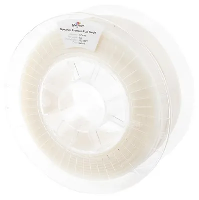Produktbild von Spectrum 3D Filament, PLA Tough, 1,75mm, 1000g, 80201, natur