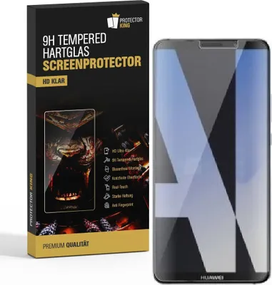 Produktbild von 2x 9H Hartglasfolie für Huawei Mate 10 Panzerfolie Displayschutzfolie HD KLAR Panzerglas Schutzfolie