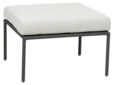 Produktbild von Hocker Elvira | Schwarz & Beige