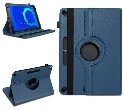 Produktbild von Tablet Tasche für Alcatel 1T 10 Hülle Schutzhülle Case Schutz Cover 360° DrehbarFarben:Blau