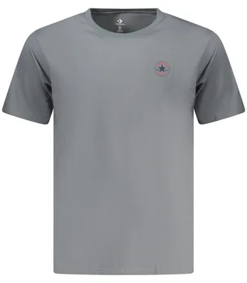 Produktbild von Graues Herren Kurzarm T-Shirt mit Druck und Logo – Standardpassform