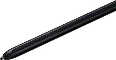 A black stylus pen is shown against a white background.