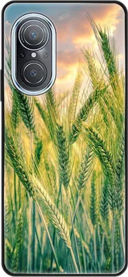 Produktbild von König Design Hülle kompatibel mit Huawei nova 9 SE Kunststoff Soft Handyhülle - Handy Case Kornfeld