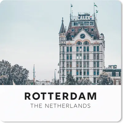 Produktbild von MuchoWow® Mauspad Mousepad Rotterdam - Niederlande - Architektur 20x20 cm - Mousepads - Maus Mat - Pad - Mausunterlage - Desk Mat - Bureauartikeln