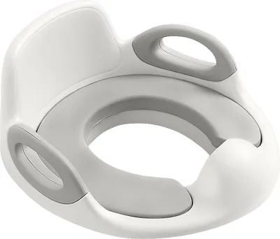 Produktbild von XMTECH Toilettensitz Töpfchen WC Sitz Toilettentrainer Kinder Training Kloaufsatz mit Anti-Rutsch Weiß+Grau