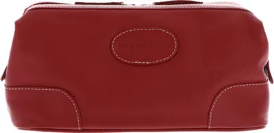 Image de bruno banani Cuir trousse de toilette Washbag Red rouge