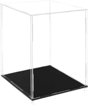 Productafbeelding van Transparante Acryl Displaykast 20 x 20 x 25 cm voor Verzamelobjecten, Speelgoed, en Sieraden - Beschermende Opbergdoos en Presentatiestandaard