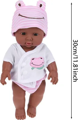 Produktbild von 30 cm Puppe, Babyspielzeug, weiches Vinyl, lebensechtes Spielzeug für Kinder, Jungen und Mädchen