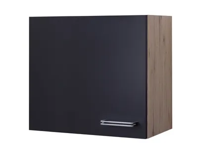 Produktbild von Hängeschrank Küche - 60 cm breit - Anthrazit San Remo Eiche – Lino