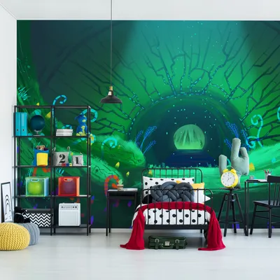 Produktbild von Muralo XXL Selbstklebende FOTOTAPETE LAS Fantasy 3D Effekt Dekor (B) 405 cm x (H) 270 cm Tapete Wandtapete KINDERZIMMER SPIELZIMMER 4816