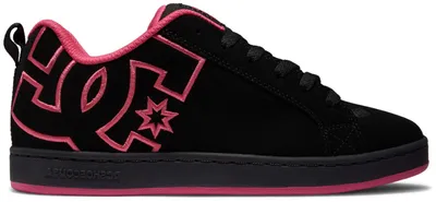 Produktbild von DC Shoes Court Graffik Black/Black/Pink Größe EU 40
