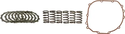 Image de Kit d'embrayage pour Kawasaki ZXR 400 H, année de fabrication 1990 : disques d'embrayage, ressorts d'embrayage, joint de couvercle d'embrayage de la marque pamoto - Neuf