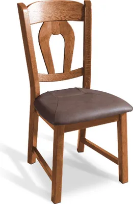 Produktbild von Lehn Stuhl Massiv Holz Sessel Holz Stoff Polster Stühle Gastro Design Esszimmer