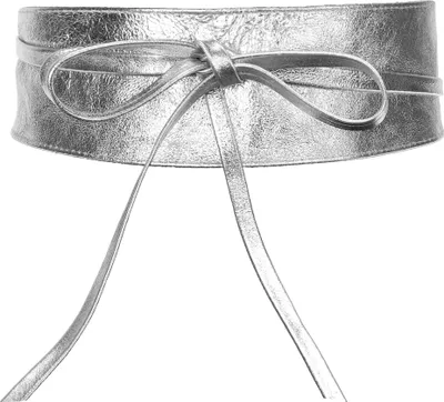 Produktbild von irisaa Leder Taillengürtel Damen, Breiter Obi Gürtel zum Schnüren Hüftgürtel Echtleder Bindegürtel Party Gürtel Taille Band aus Italien