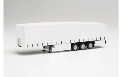 Produktbild von Herpa SZ Gardienplanenauflieger Ga K SZ Ecoflex weiß 077019