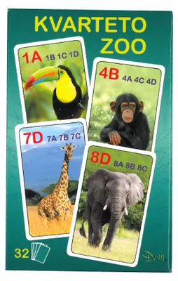 Immagine prodotto di Il gioco di carte del Quartetto - Lo Zoo