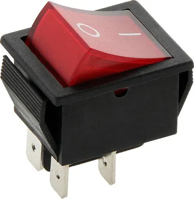 Immagine prodotto di Interruttore Illuminato, Grande Rosso, 12 V Cc, 35 A