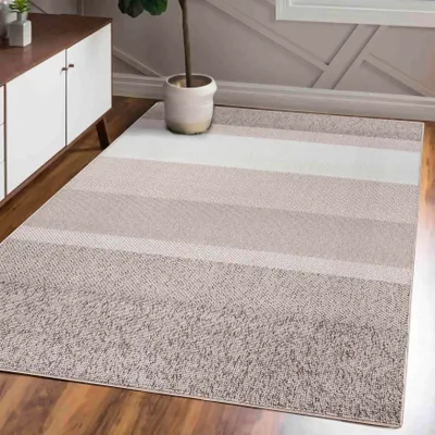 Produktbild von Mazovia Teppich Beige Abstrakt - Wohnzimmer, Schlafzimmer, Esszimmer, Büro, Kurzflor Rechteckig - ® Zertifikat, Braun - 160 x 230 cm