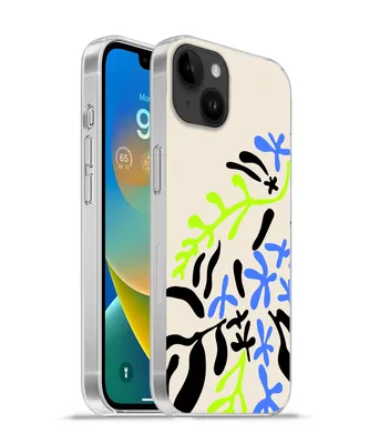 Produktbild von MuchoWow® Handyhülle Schutzhülle Hülle für Apple iPhone 14 Plus - Soft case Blatt - Abstrakt - Muster Silikon Softcase Handy Hülle - Abbildung
