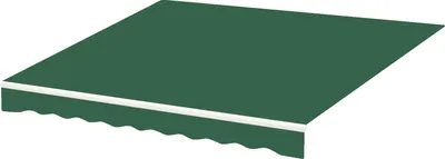 Immagine prodotto di Tenda da sole impermeabile ed estensibile, materiale Oxford resistente, protezione UV, verde scuro, 3x2,5m