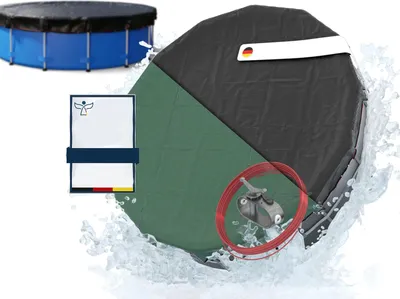 Immagine prodotto di Copertura per piscina Planenfux PP01 366cm (per piscine da 320-366 cm) Dimensioni: 420 cm