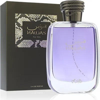 Zdjęcie produktu dla Rasasi Hawas For Men, woda perfumowana, pojemność 100 ml