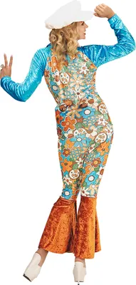 Produktbild von Hippy Kostüm Hippie Frau Gr.XL - Hippie Woman