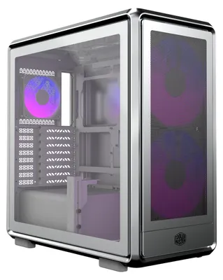 Produktbild von Cooler Master MasterFrame 600 Mesh, Midi Tower, PC, Silber, ATX, EATX, ITX, micro ATX, Mini-DTX, Mini-ITX, SSI CEB, Aluminium, SGCC, Gehärtetes Glas, Gaming