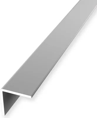 Produktbild von Treppenkantenprofil 16.2 x 16.2 x 2500 mm Treppenkante Winkelleiste Treppenprofil Aluminium eloxiert Glatt Ungebohrt Silber Küberit