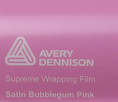 Produktbild von (22,10€/m²) Avery Dennison® Supreme Car Wrapping Film Satin Bubblegum Pink