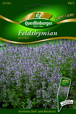 Produktbild von Quedlinburger Saatgut - Feld-Thymian Quendel - Samen - 291061