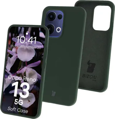 Produktbild von Bizon Soft Case Oppo Reno13 dunkelgrün
