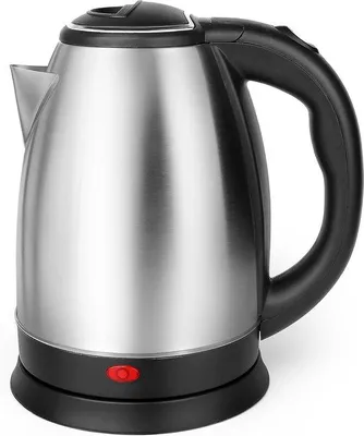 Immagine prodotto di Bollitore elettrico da 1,8 litri - Acciaio - Senza filo - Base girevole - Spegnimento automatico - 1500 W - Nero