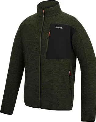 Produktbild von Regatta Scaris Strickfleecejacke Herren, Größe:M, Farbe:Dark Khaki