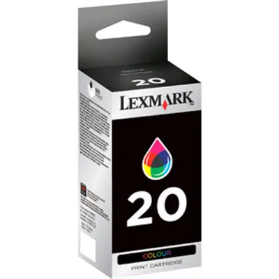 Produktbild von Lexmark #20 / 15M0120E Color Print Cartridge, Cyan, Magenta, Gelb, Tinte auf Pigmentbasis