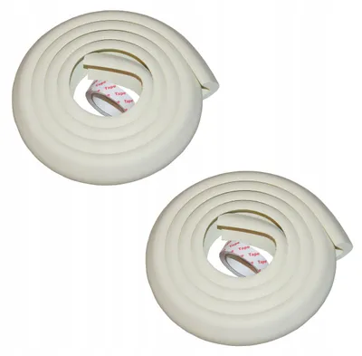 Produktbild von Remikon Schaumstoff Kantenschutzband L-Form 200cm Weiß selbstklebend