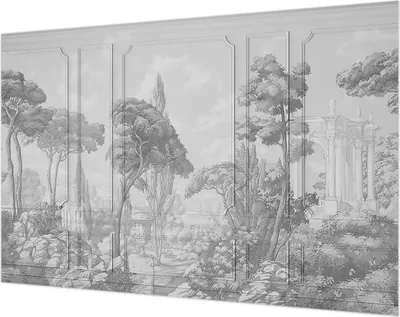 Produktbild von Wandtapete - Dekorative Tapete für Wohnzimmer- Tapetenfolie für Wanddekoration - 104x70 cm - Atmosphärische Natur