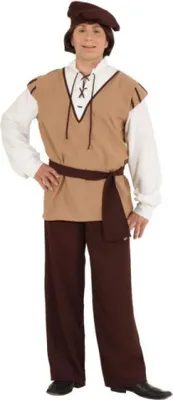 Produktbild von O766-50-52 Herren braun-beige Mittelalter Knecht Kostüm Gr.50-52