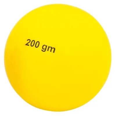 Produktbild von Ballwurf - Der Wettkampf-Wurfball 200 Gramm aus Kunststoff,Gelb