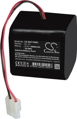 Obrázek produktu pro TECHTEK Baterie kompatibilní s [Alarm Lock] 1U106, BCA2500-4EWP-W9030EC, BP6, DL-10, DRY1500 nahrazuje DL-10