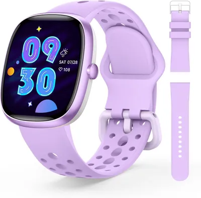 Produktbild von JoJoego Smartwatch Kinder für Jungen Mädchen Fitness Tracker mit 100 Sportmodi Pedometer Herzfrequenz Schlafmonitor IP68 Wasserdicht Lernspiele