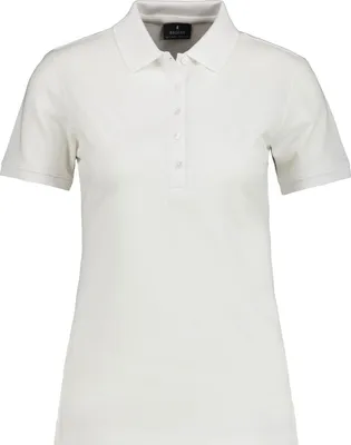 Produktbild von RAGWOMAN Damen Poloshirt Kurzarm Regular Baumwollmix Piqué Weiß L