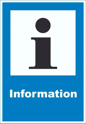 Produktbild von Information Schild A2 Rückseite selbstklebend