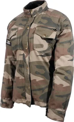 Produktbild von Bores Military Jack Damen Textiljacke, camouflage, 2XL