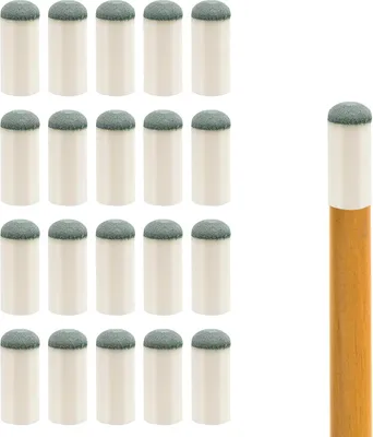 Produktbild von 20 Pooltisch Zubehör - Ersatzspitzen für Billardqueue (12mm)