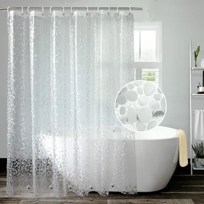 Produktbild von Duschvorhang Wasserdicht Antibakteriell EVA  für Dusche und Badewanne